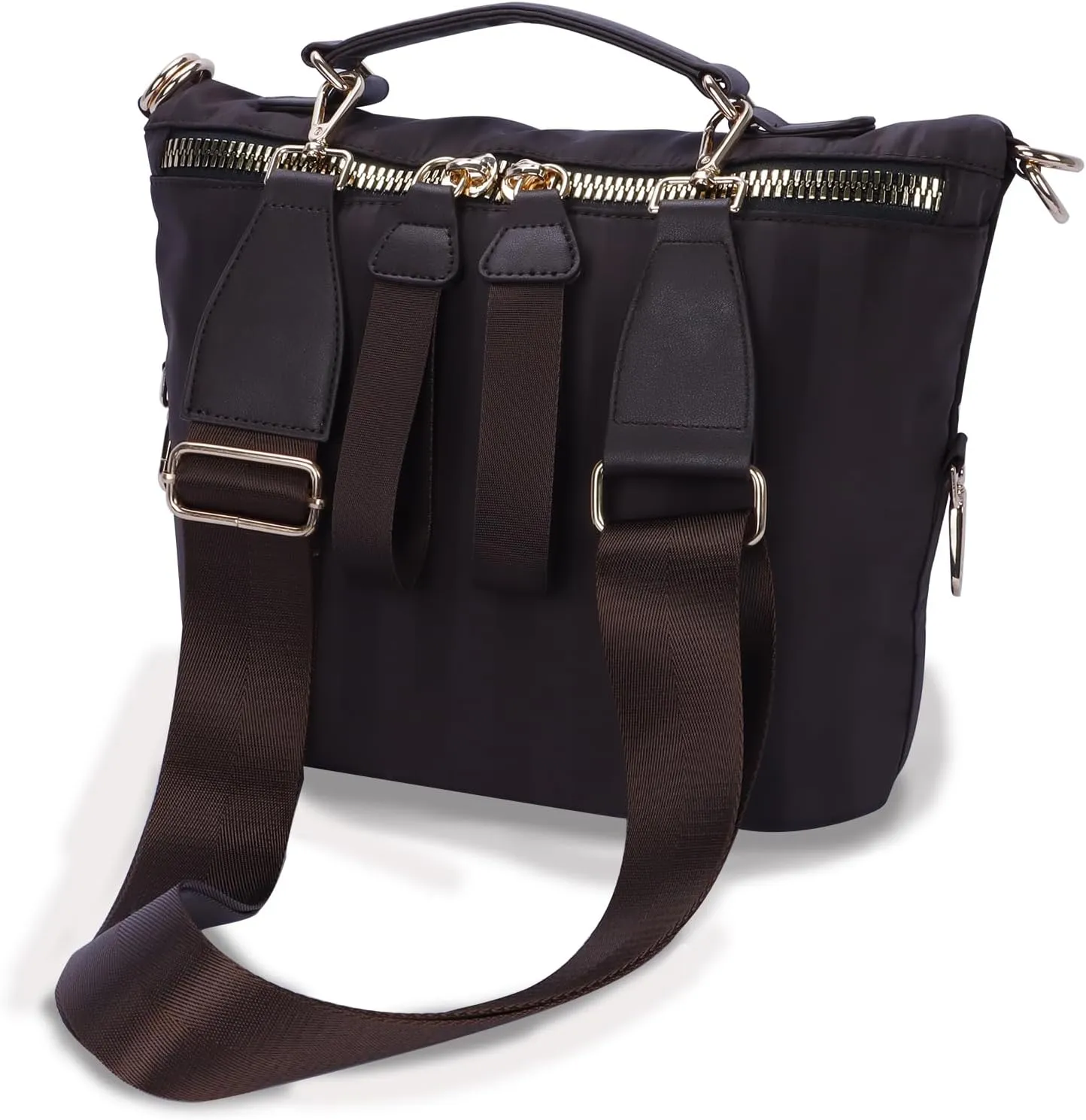 Nylon Crossbody Handbag for Women Anti-theft Purse Shopping Tote Bag Lightweight Shoulder Bag