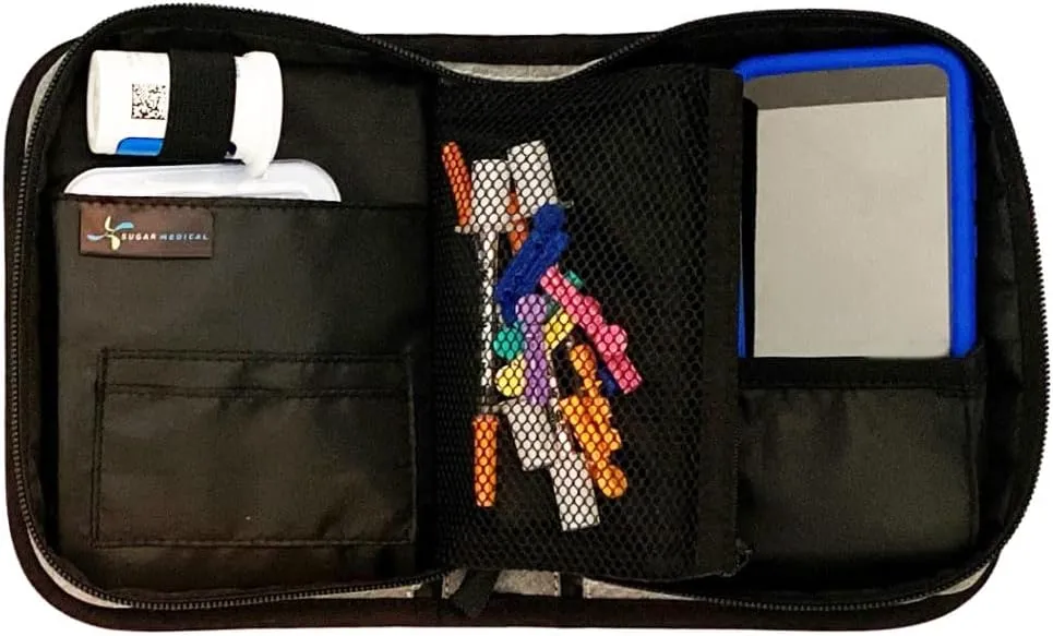 Omnipod Supply Case - Diabetes Bag for Omnipod 5, Dash or PDM - Fits Extra Pod, Test Strips, Insulin, Lancet and More