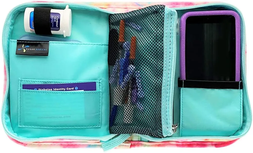 Omnipod Supply Case - Diabetes Bag for Omnipod 5, Dash or PDM - Fits Extra Pod, Test Strips, Insulin, Lancet and More