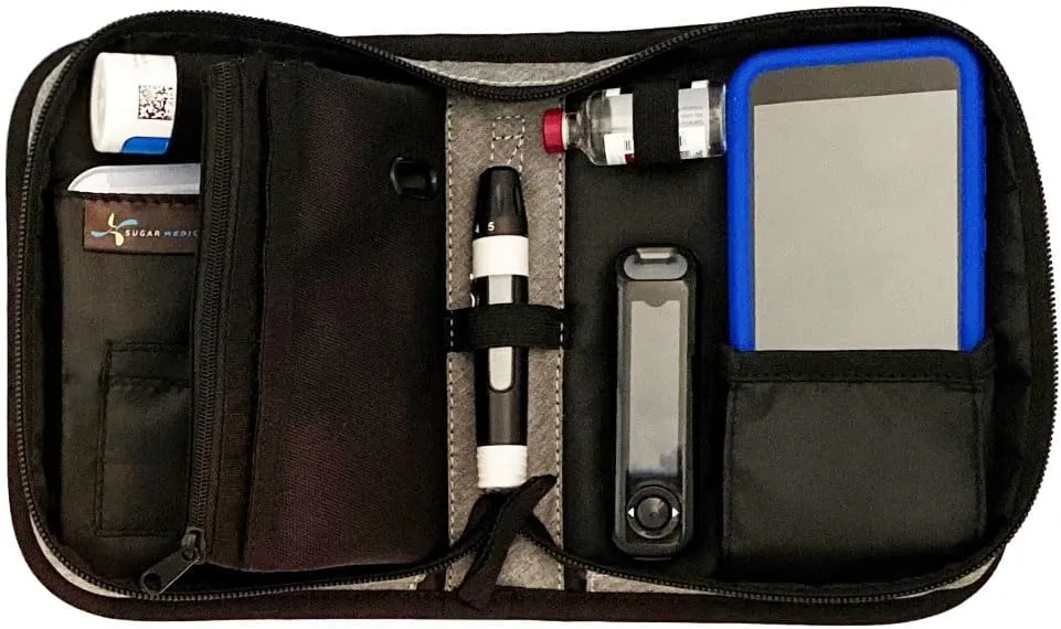 Omnipod Supply Case - Diabetes Bag for Omnipod 5, Dash or PDM - Fits Extra Pod, Test Strips, Insulin, Lancet and More