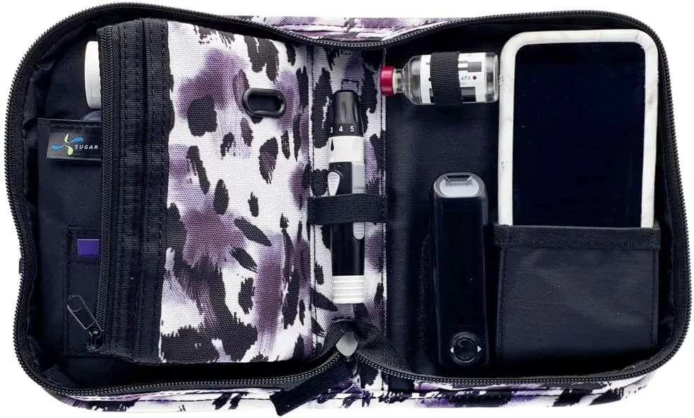 Omnipod Supply Case - Diabetes Bag for Omnipod 5, Dash or PDM - Fits Extra Pod, Test Strips, Insulin, Lancet and More