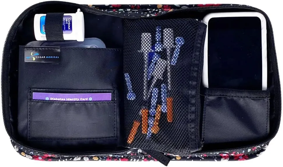 Omnipod Supply Case - Diabetes Bag for Omnipod 5, Dash or PDM - Fits Extra Pod, Test Strips, Insulin, Lancet and More