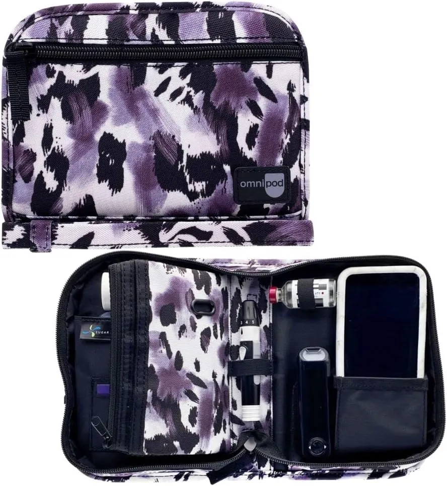 Omnipod Supply Case - Diabetes Bag for Omnipod 5, Dash or PDM - Fits Extra Pod, Test Strips, Insulin, Lancet and More