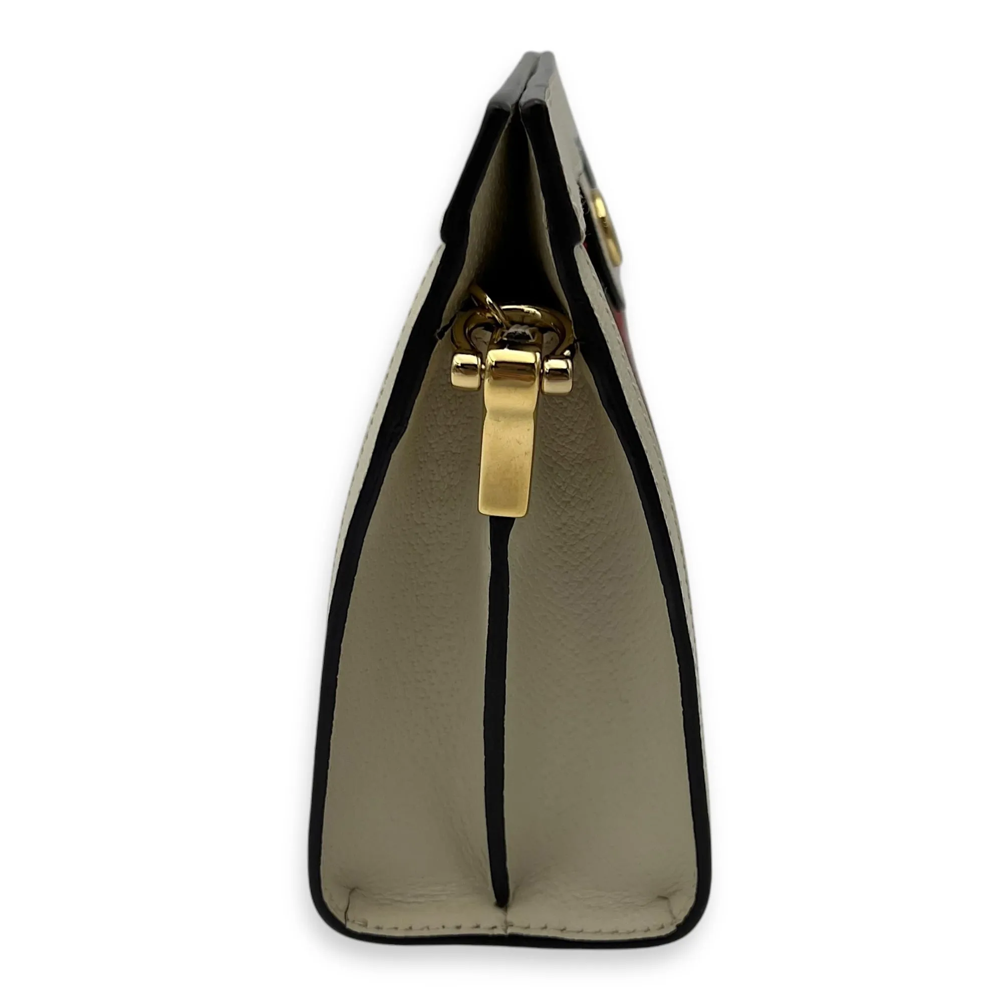 Ophidia Crossbody Bag Multi-colour in Coated Canvas, Gold hardware