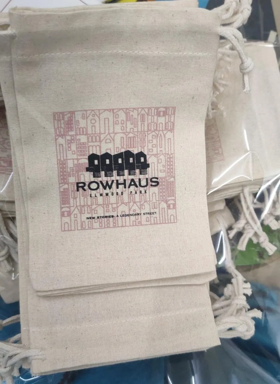Organic Cotton Drawstring Bags - Custom Logo, Dust Bags, Gift Pouches
