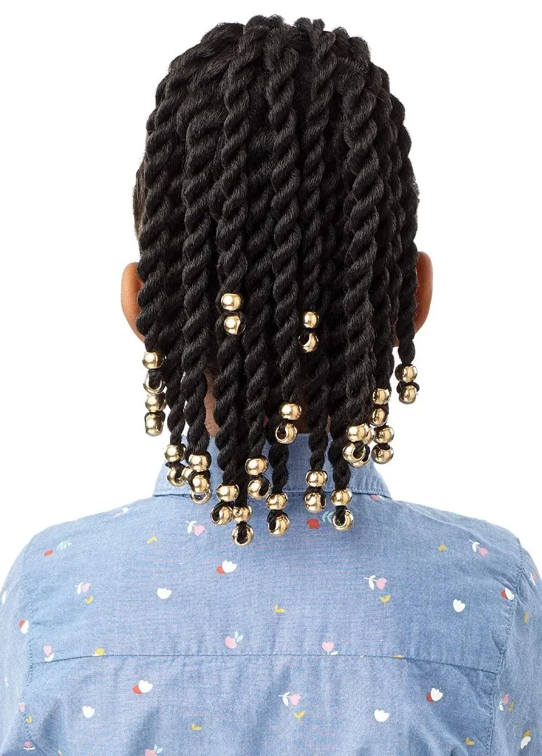 Outre Lil Looks Drawstring Ponytail - BEADED TWISTS 12" (2T1/27)
