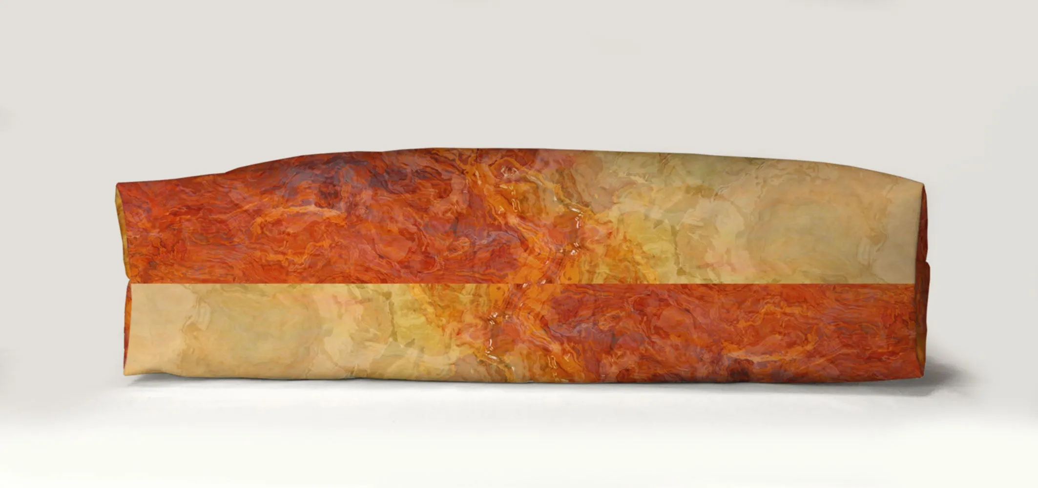 Oversized Tote, Magma