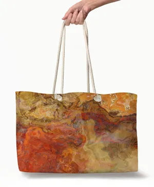 Oversized Tote, Magma