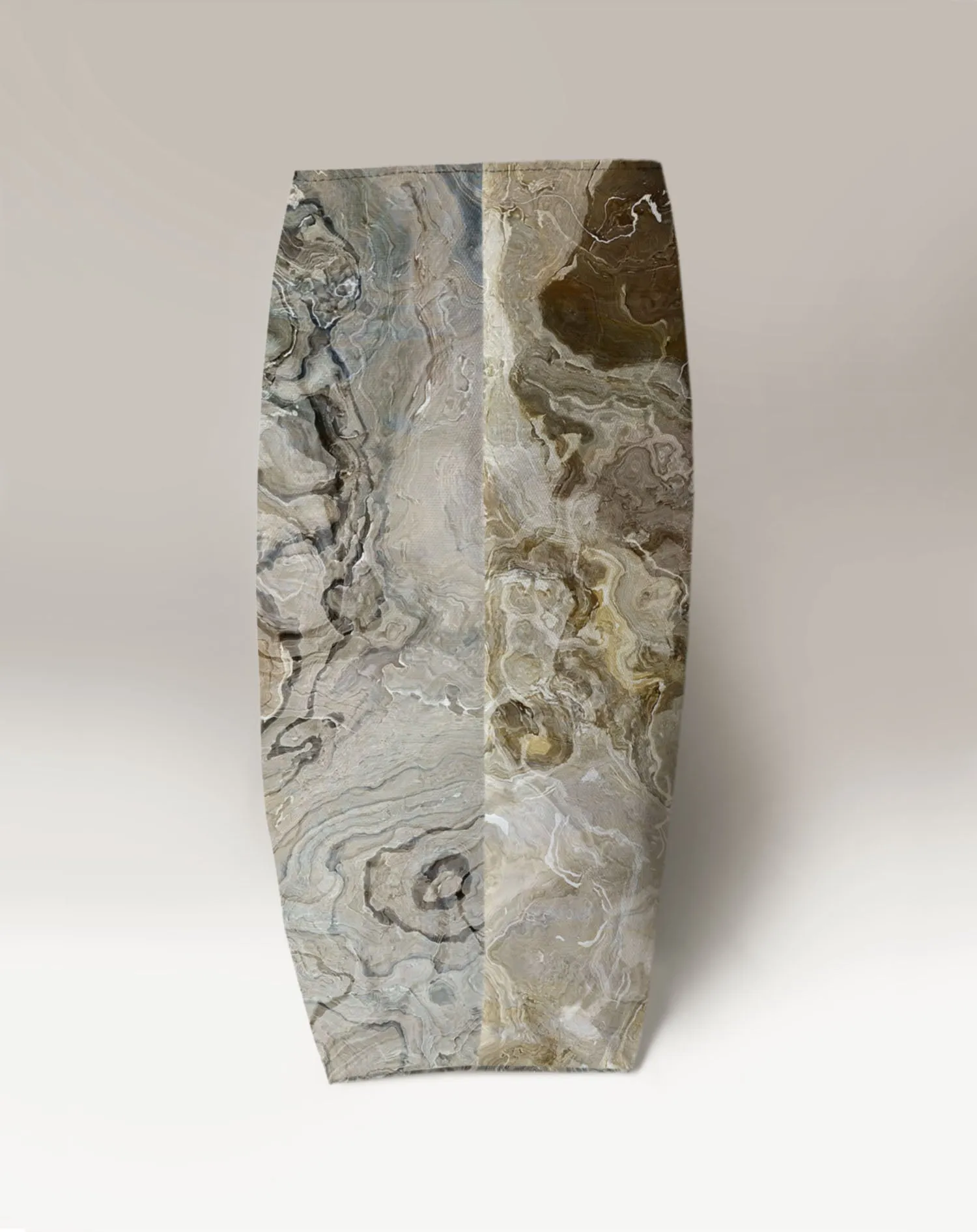 Oversized Tote, Stone Poem