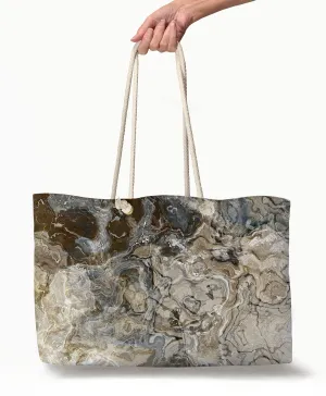 Oversized Tote, Stone Poem