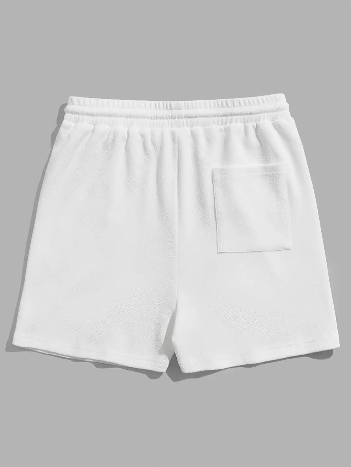 OYOANGLE Men's Graphic Drawstring Shorts Athletic Sport Gym Workout Shorts