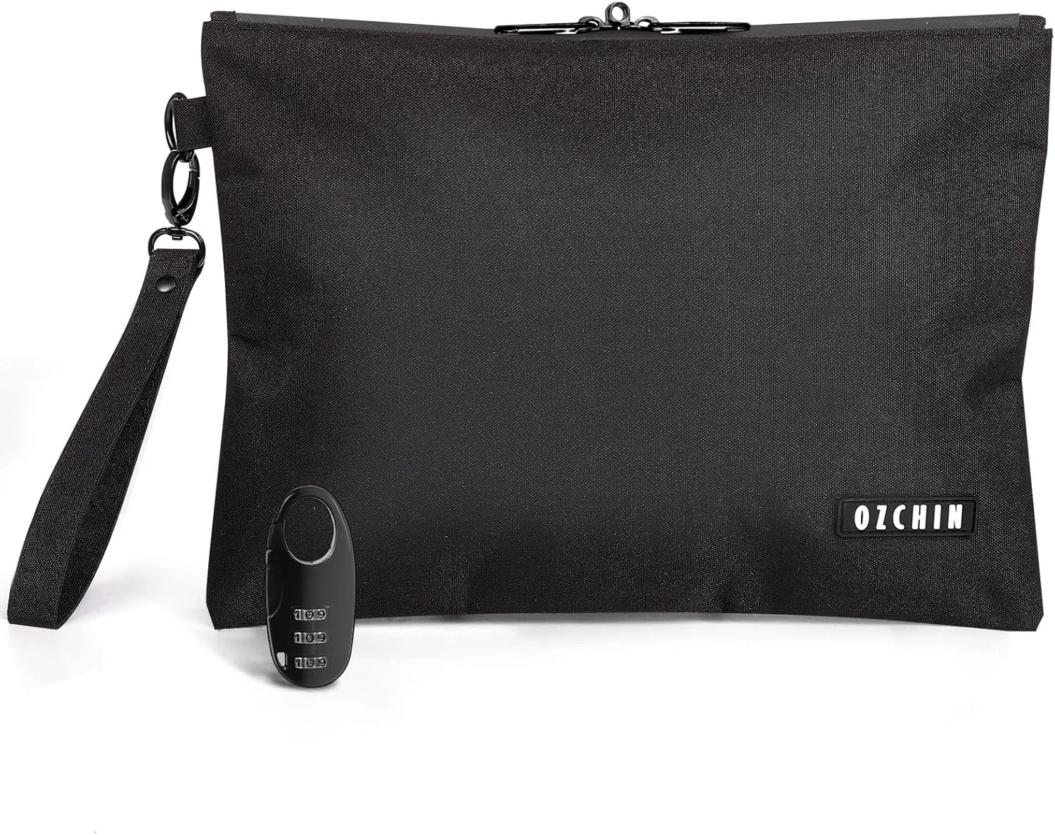 OZCHIN Smell Proof Bag with Combination Lock Smell Proof Bag Carbon Lining Smoking Tobacco Pouches Durable Odorless Medicine Organizer