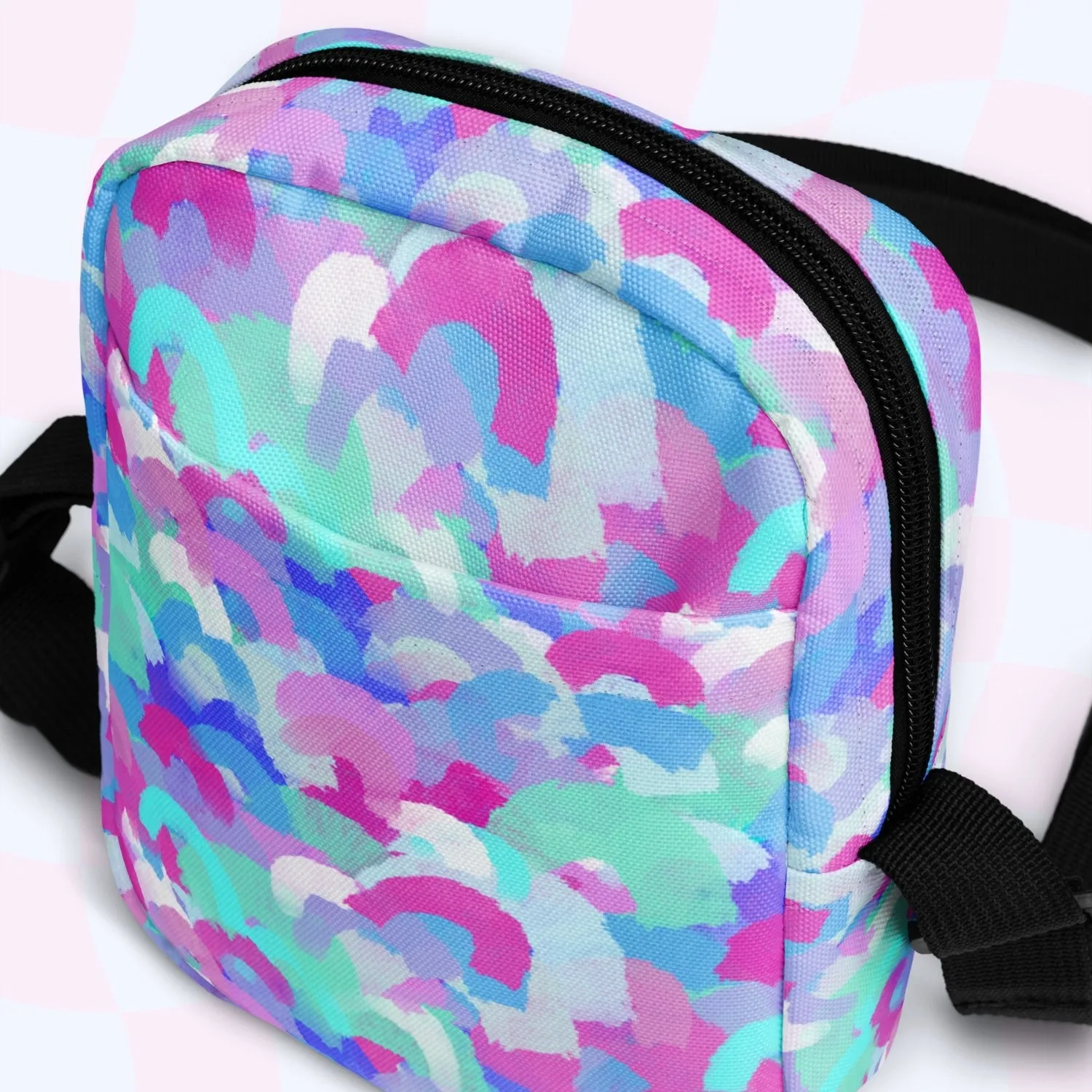 Pastel Rainbow Mini Crossbody Bag