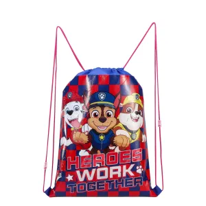 Paw Patrol Drawstring PE Bag Ideal for Swimming, PE, Holidays