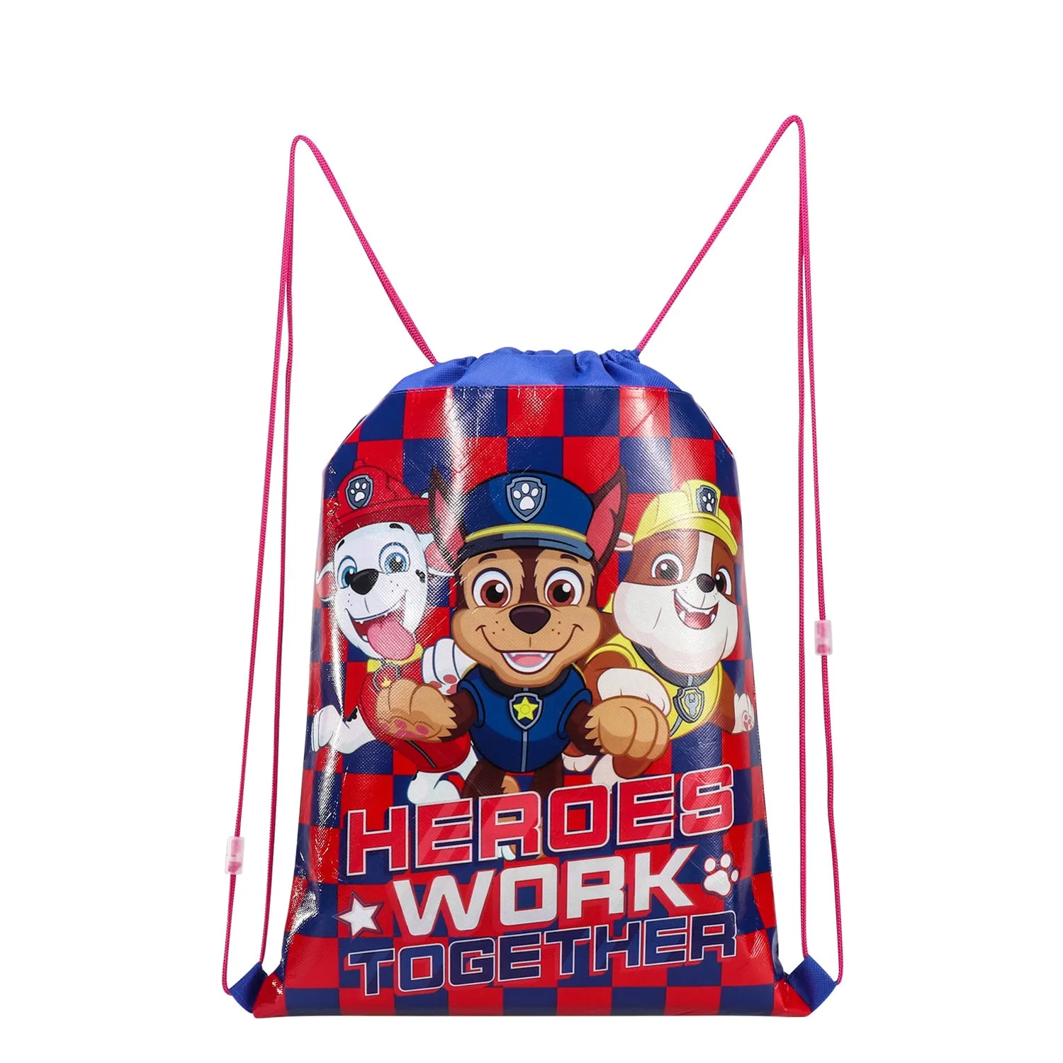Paw Patrol Drawstring PE Bag Ideal for Swimming, PE, Holidays