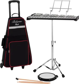 Pearl Percussion Kit, with Nylon Backpack-Style Carrying Case w/Wheels (PK200C)
