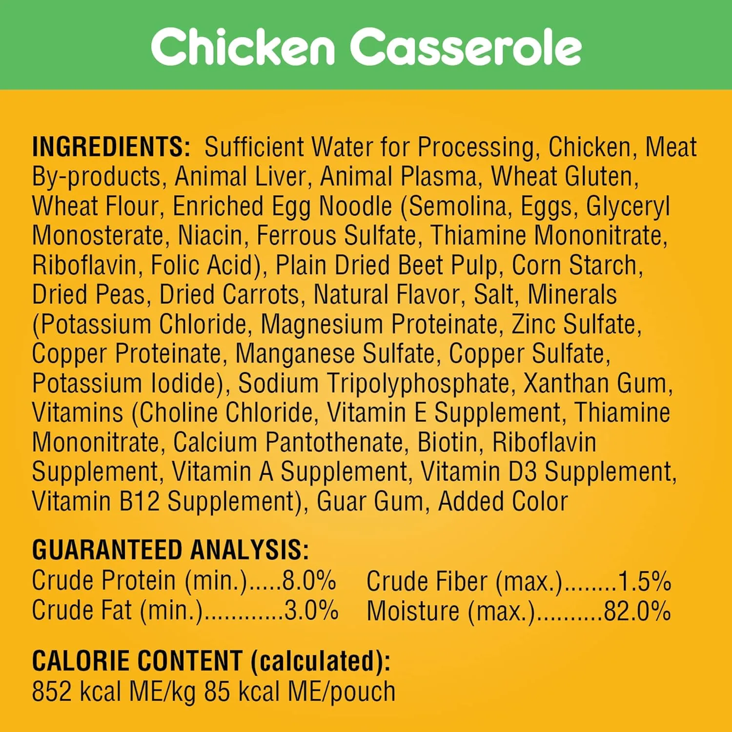 Pedigree Choice Cuts In Gravy Dog Food 18-Count Chicken Casserole Variety Pack, 3.5 oz Pouches (Pack of 2)