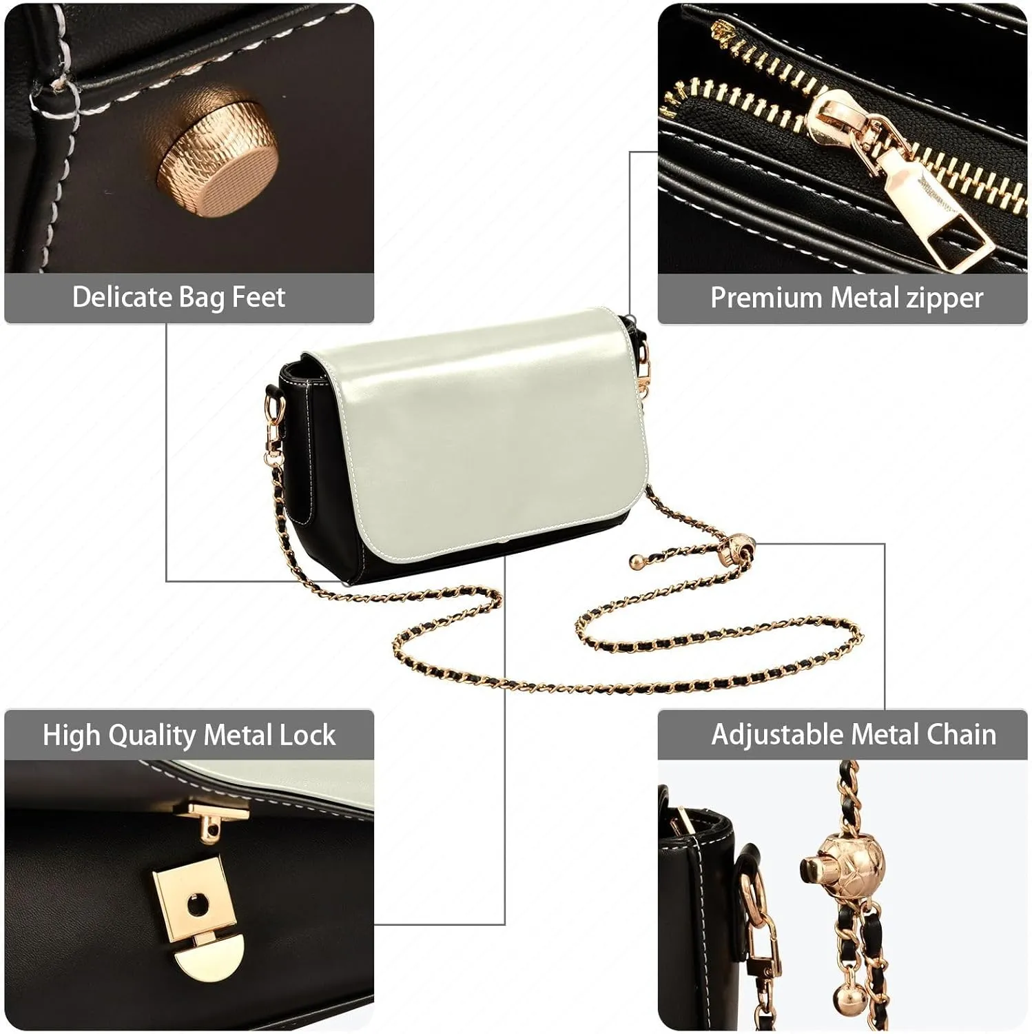 Personalized Custom Crossbody Bags For Women PU Leather Purse Handbag 208001