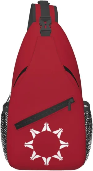 Pine Ridge Flag Crossbody Bags For Women Men Chest Backpack Gym Shoulder Bag Travel Outdoor Sports Casual Crossbody Bags