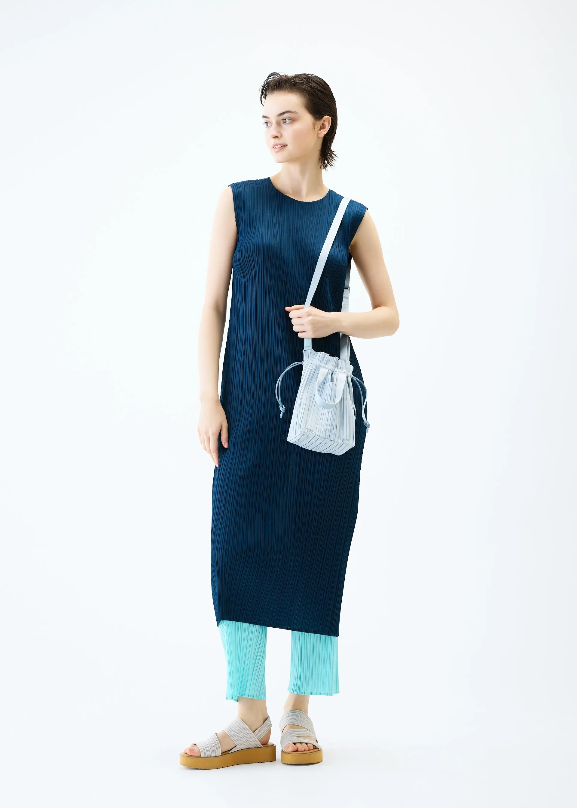 PLEATS TOTE BAG Bag Light Grey