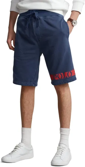 POLO RALPH LAUREN 9.5-Inch Logo Fleece Shorts Cruise Navy SM