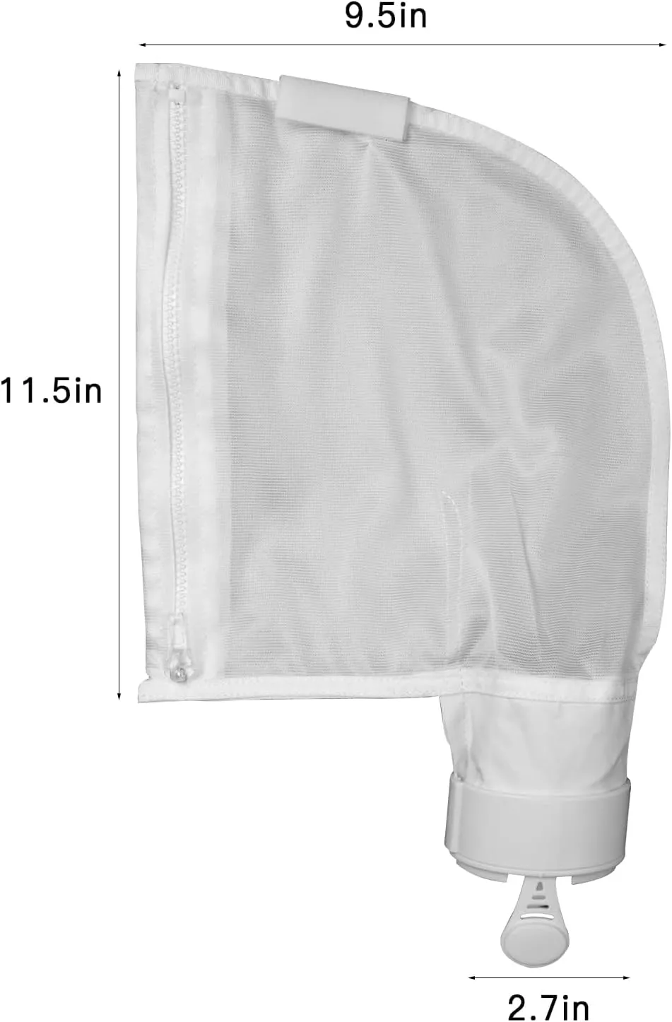 Pool Cleaner Replacement Filter Bag Fits for Polaris 280 and 480 Pool Cleaner (4 Pack, 280 Zipper Closure Bag)