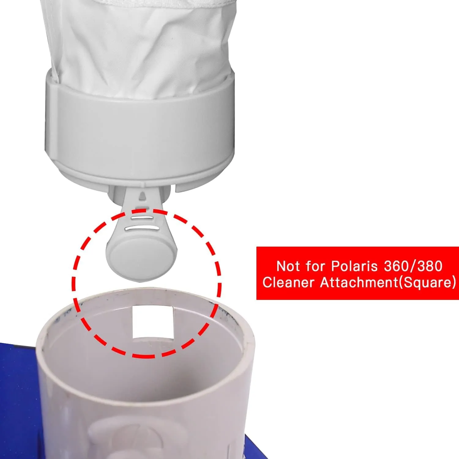 Pool Cleaner Replacement Filter Bag Fits for Polaris 280 and 480 Pool Cleaner (4 Pack, 280 Zipper Closure Bag)