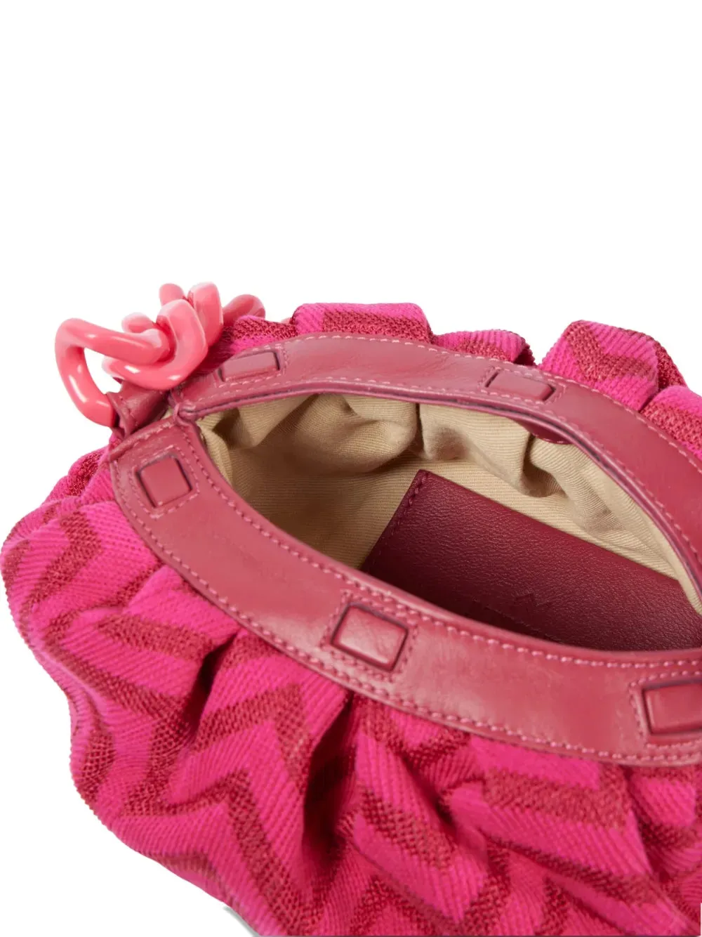 POUCH LARGE FUCHSIA FABRIC