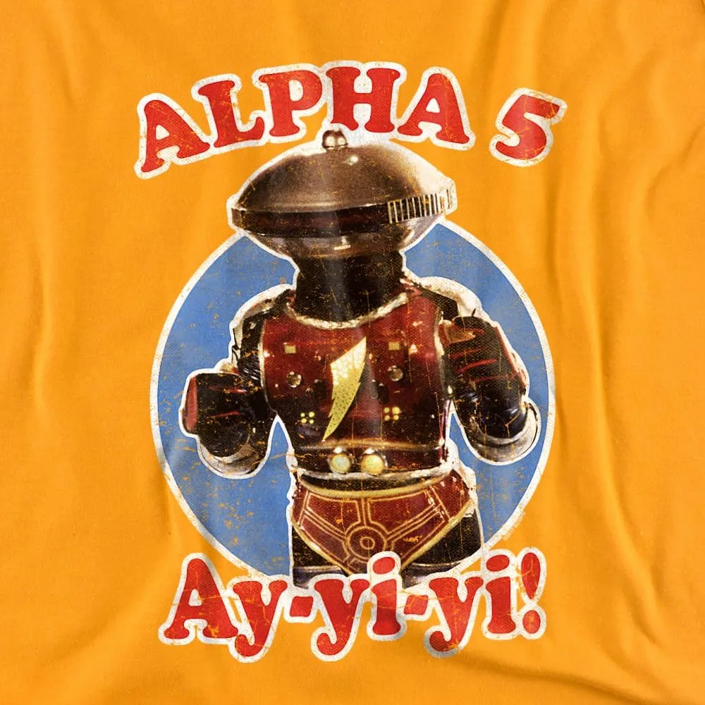 Power Rangers Alpha 5 Unisex Adult T Shirt