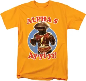 Power Rangers Alpha 5 Unisex Adult T Shirt