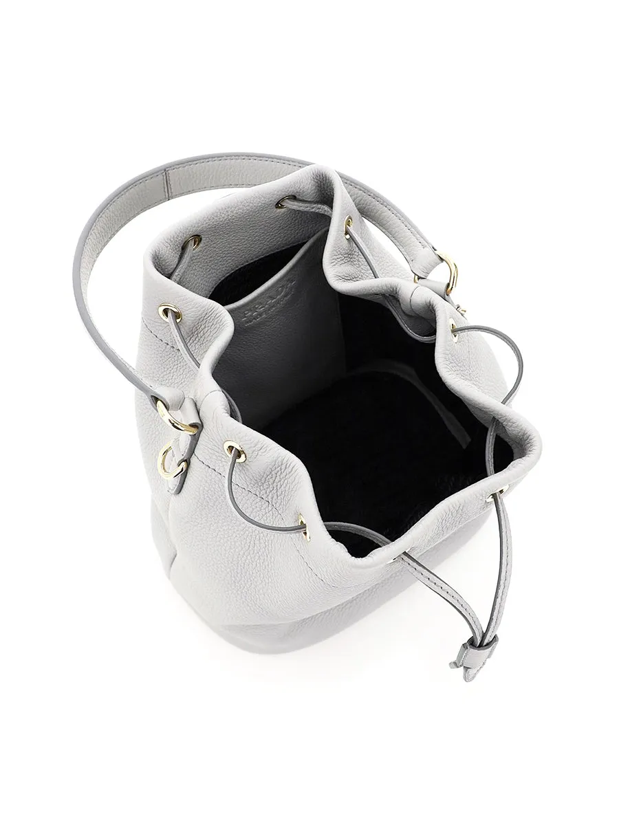 Prada Logo Drawstring Bucket Bag