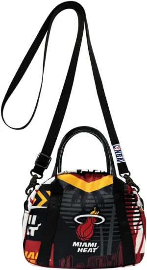 Pro Specialties Miami Heat Dwade Utah Sling Purse TM1851 - Adult Street Series Crossbody Bag: Water resistant Sling Bag