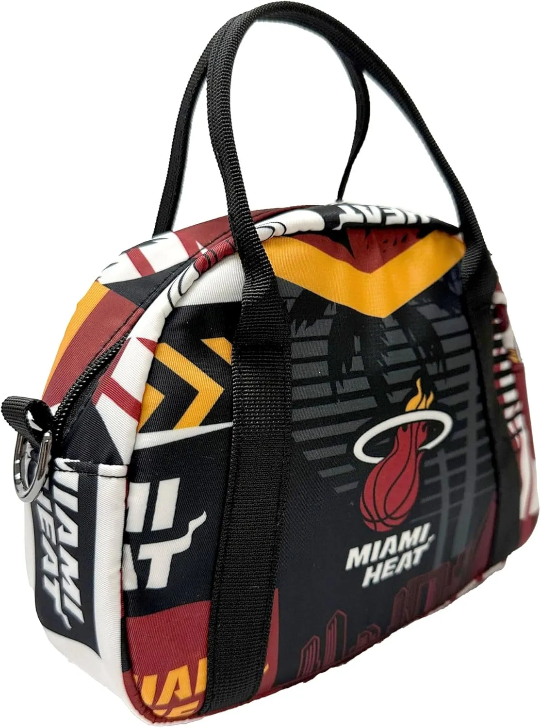 Pro Specialties Miami Heat Dwade Utah Sling Purse TM1851 - Adult Street Series Crossbody Bag: Water resistant Sling Bag