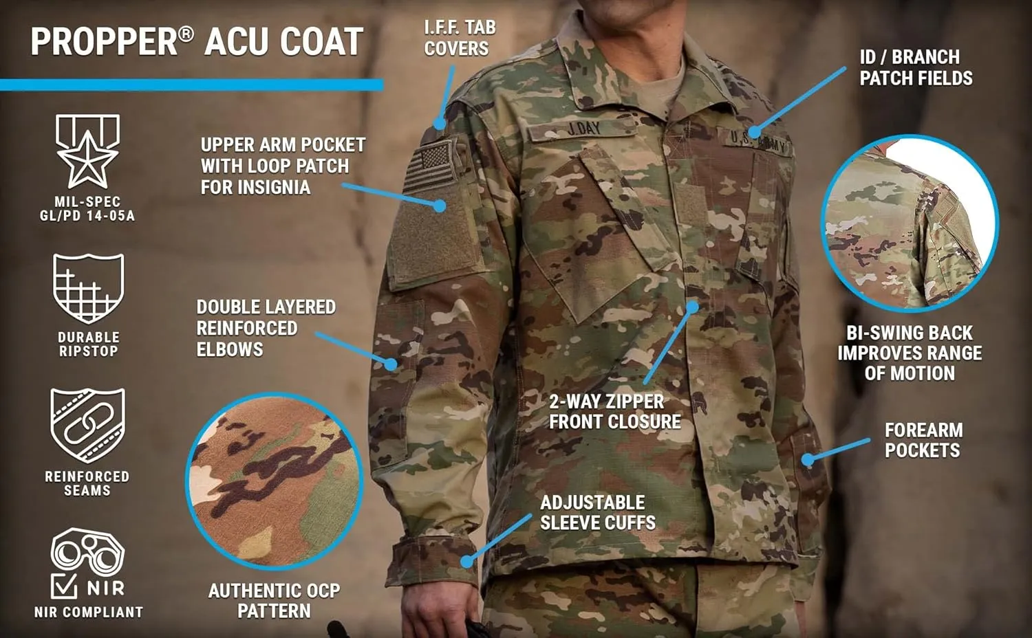 Propper F549521-propper ACU Coat