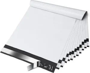 PSBM White Poly Mailers 14.5x19 Inch 1000 Pack Shipping Bags for Clothing, Sturdy Shipping Envelopes, Strong Self Seal Mailing Bags for Small Business, Poly Bags for Small Businessess
