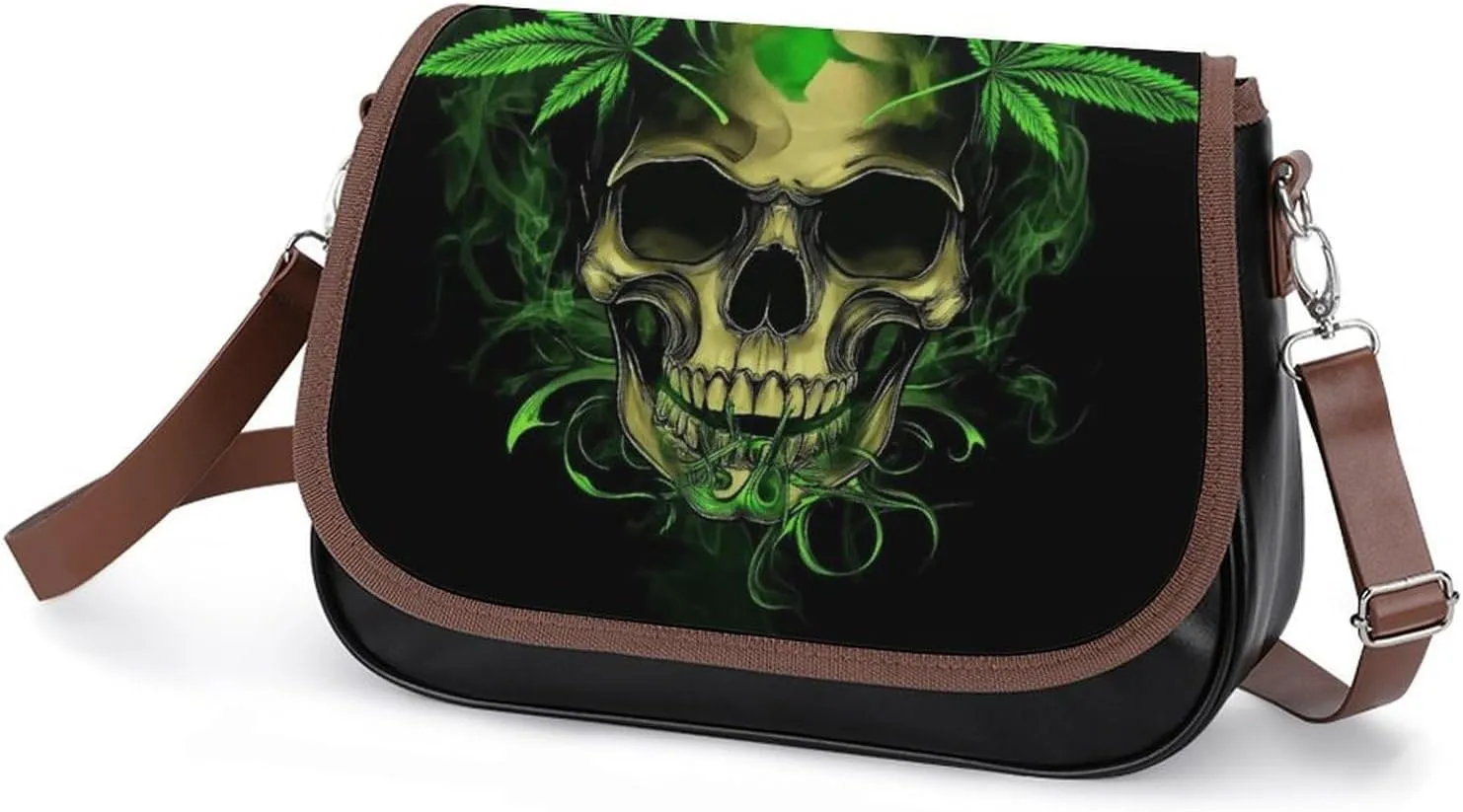 PU Leather Small Crossbody Bag, Waterproof Shoulder Bag Travel Cellphone Purse Handbag