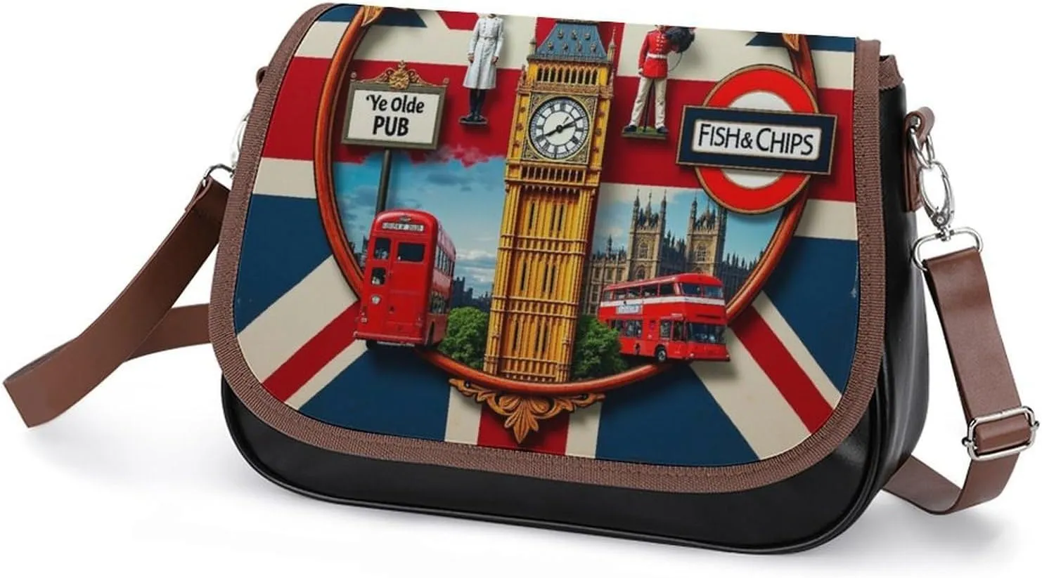 PU Leather Small Crossbody Bag, Waterproof Shoulder Bag Travel Cellphone Purse Handbag