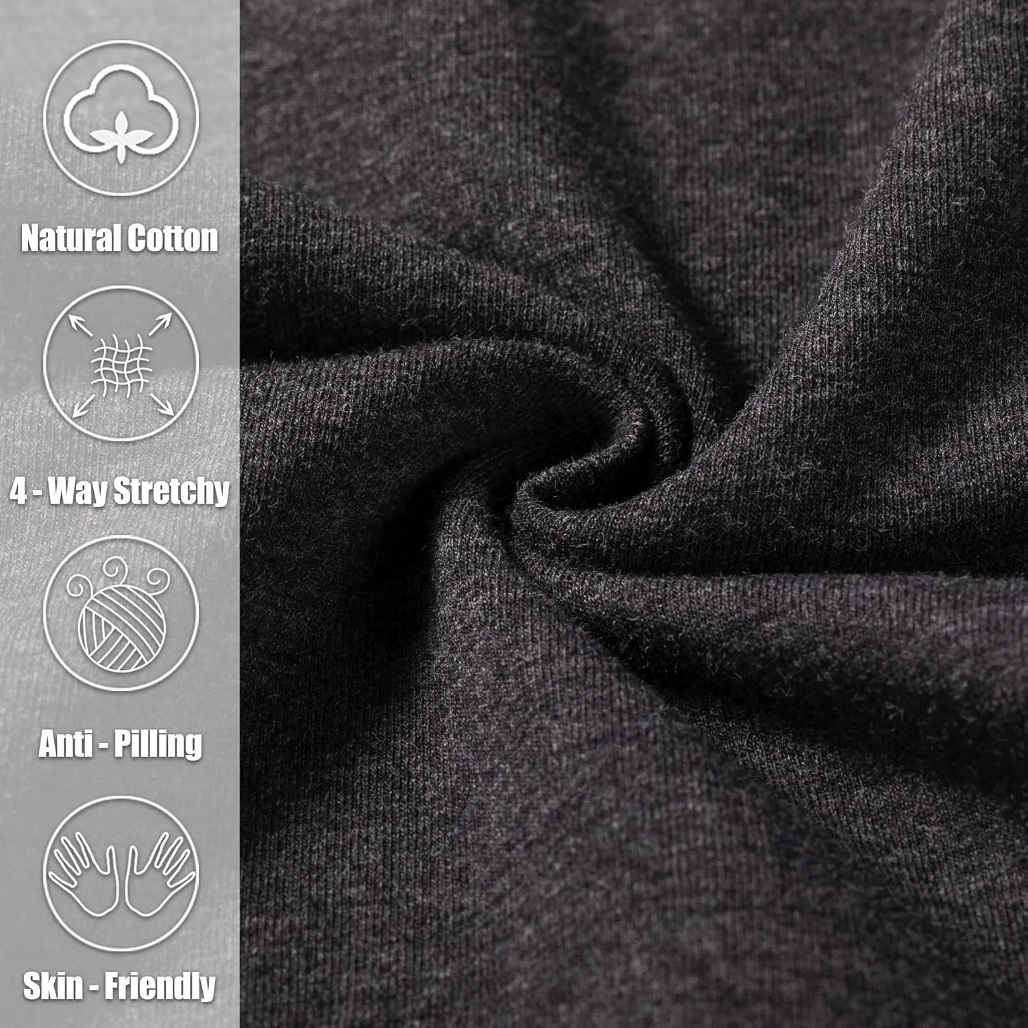 Pudolla Men's Cotton Yoga Sweatpants Athletic Lounge Pants Open Bottom Casual Jersey Pants for Men with Pockets