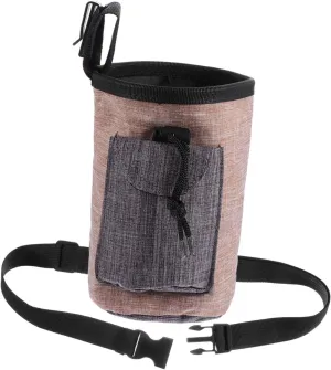 Puppy Treat Pouch for Dog Training Waist Bag for Outdoor Activities Durable Flax Material Snack Holder for Obedience and Agility Training