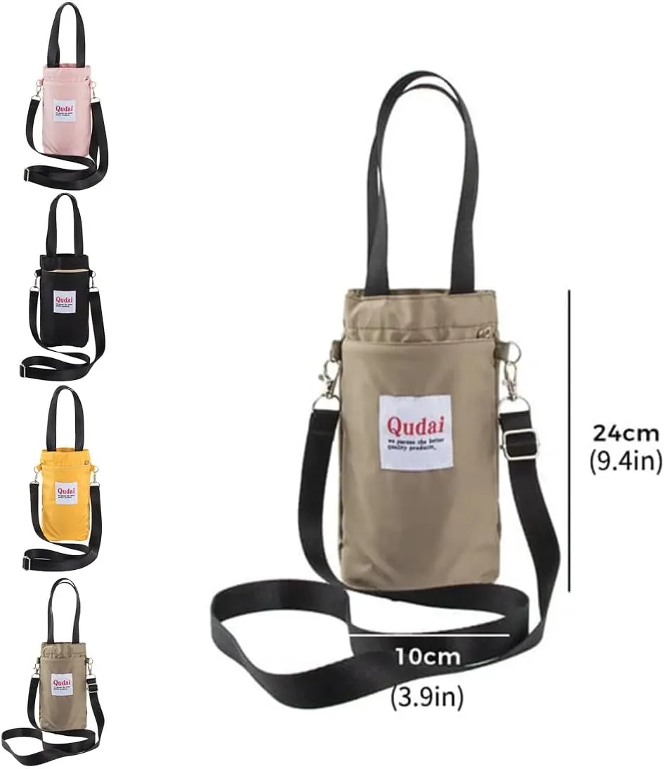 Qudai Water Bottle Pouch with Strap, Outdoor Multifunctional Bag, Qudai Outdoor Multifunctional Bag, Large Size Qudai Multifunctional Bag with Adjustable Shoulder Strap
