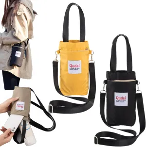 Qudai Water Bottle Pouch with Strap, Outdoor Multifunctional Bag, Qudai Outdoor Multifunctional Bag, Large Size Qudai Multifunctional Bag with Adjustable Shoulder Strap