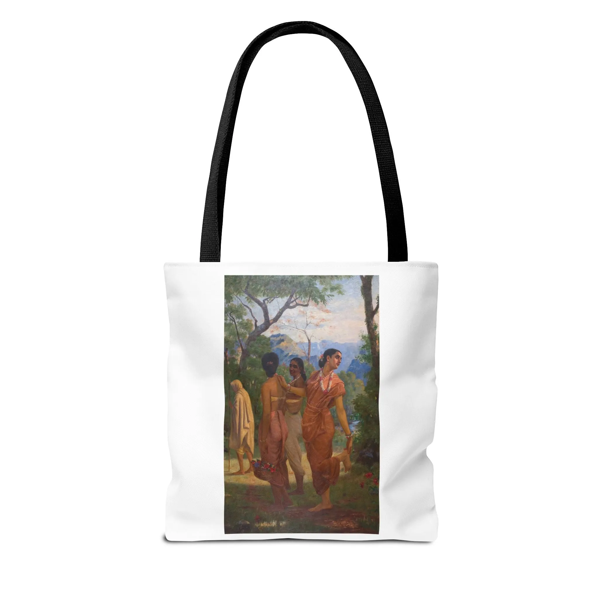 "Shakuntala" Art Tote - Bohemian Style Carryall for Everyday Use