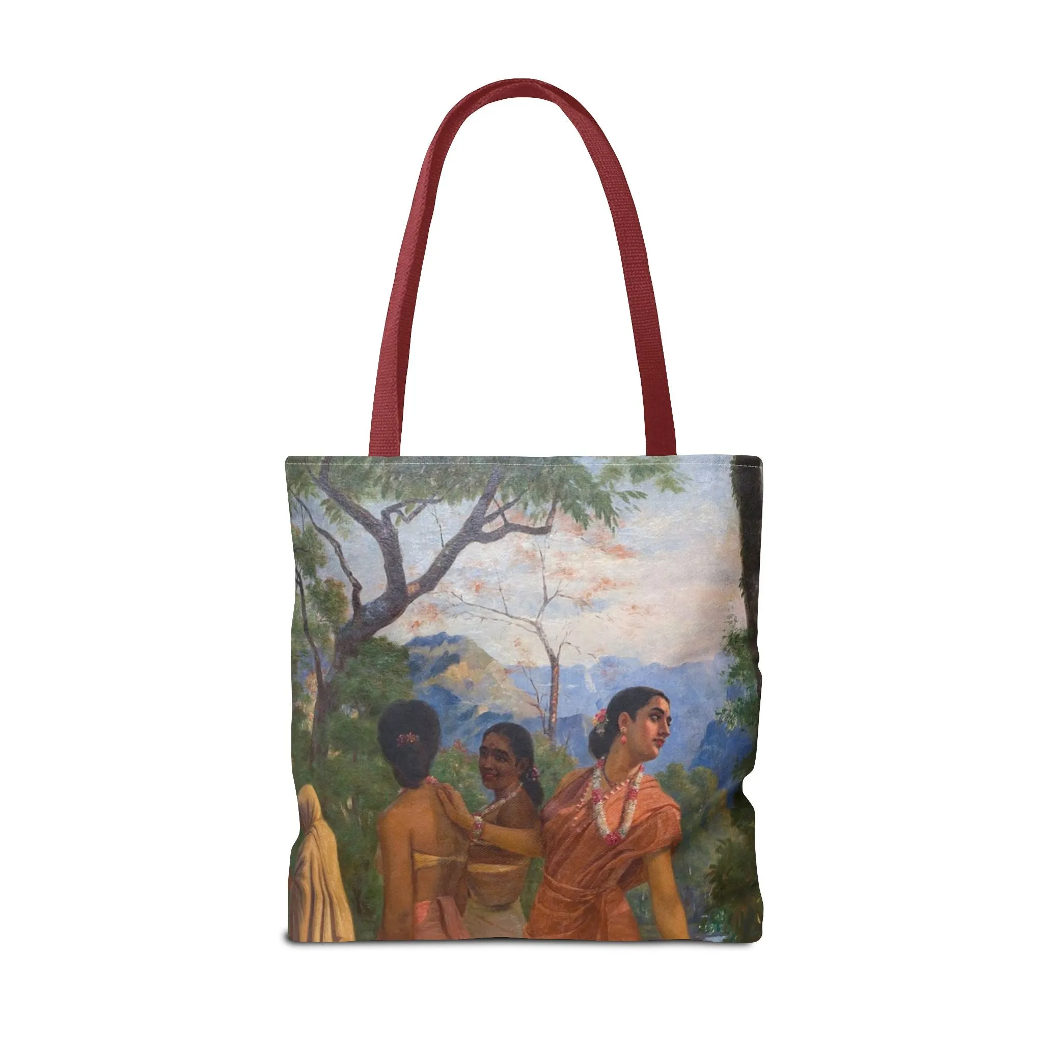 "Shakuntala" Art Tote - Bohemian Style Carryall for Everyday Use