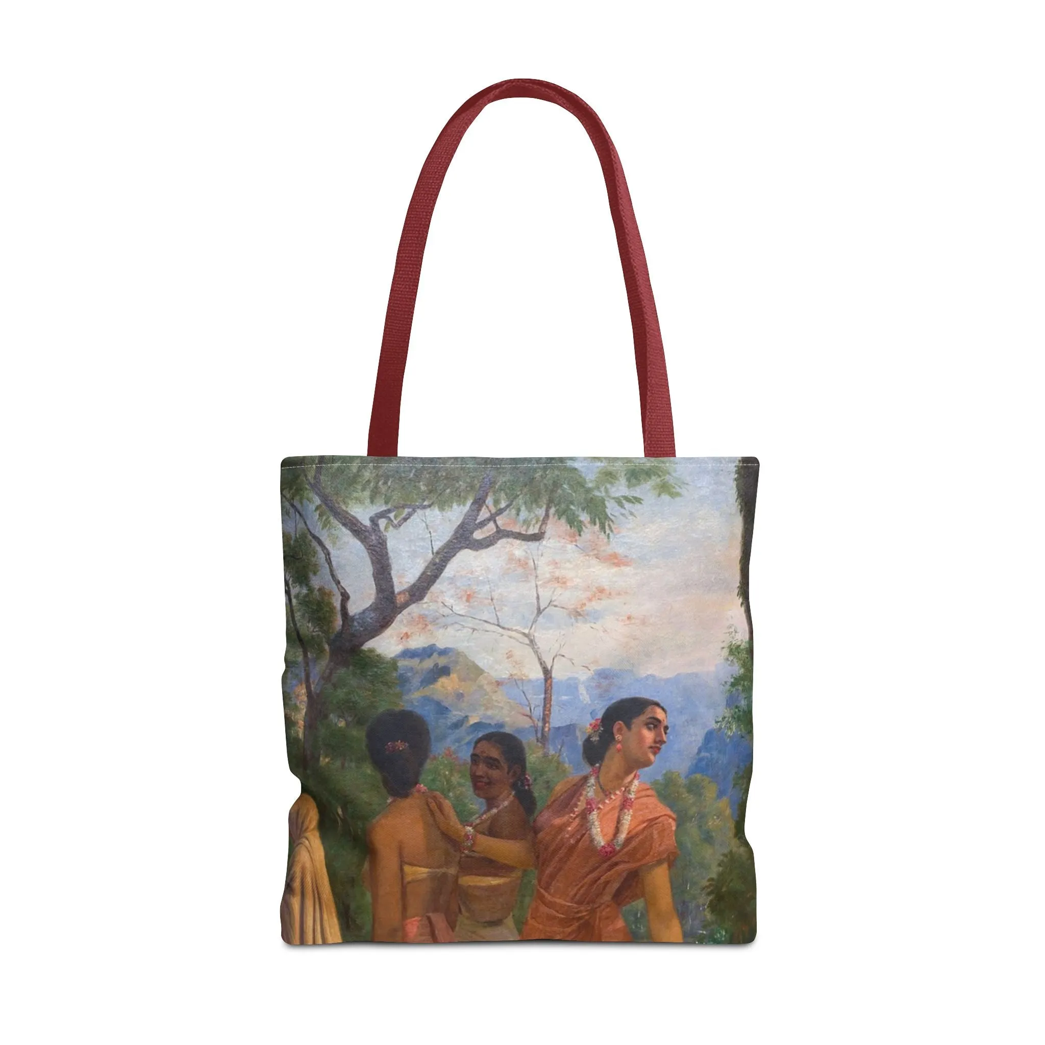 "Shakuntala" Art Tote - Bohemian Style Carryall for Everyday Use