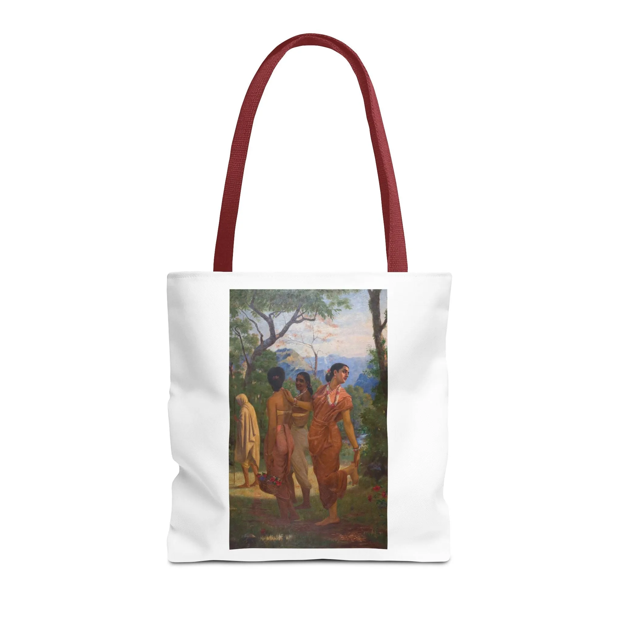 "Shakuntala" Art Tote - Bohemian Style Carryall for Everyday Use