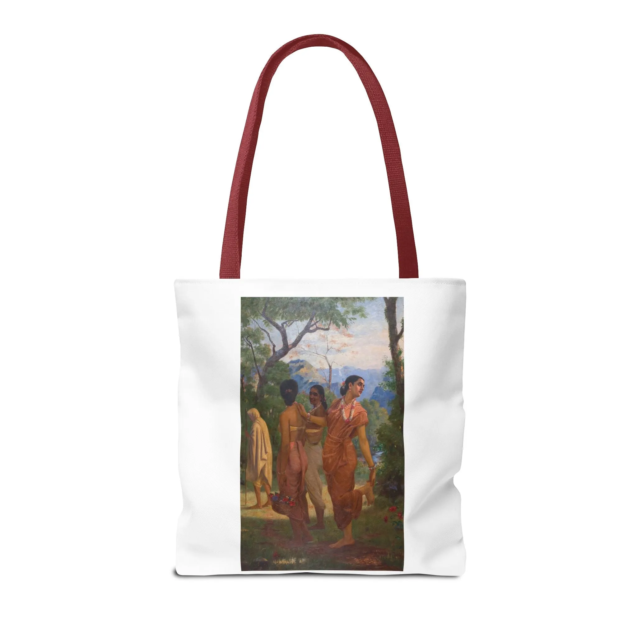 "Shakuntala" Art Tote - Bohemian Style Carryall for Everyday Use