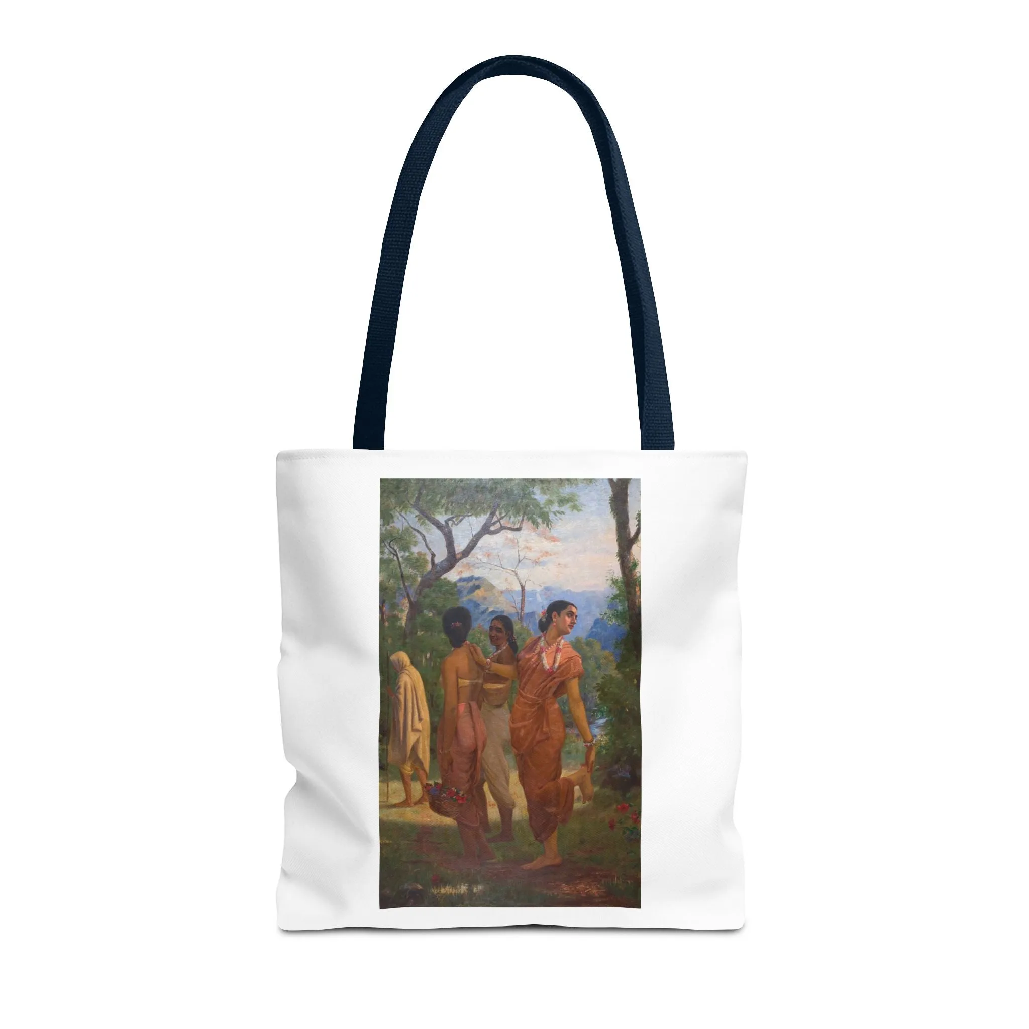 "Shakuntala" Art Tote - Bohemian Style Carryall for Everyday Use