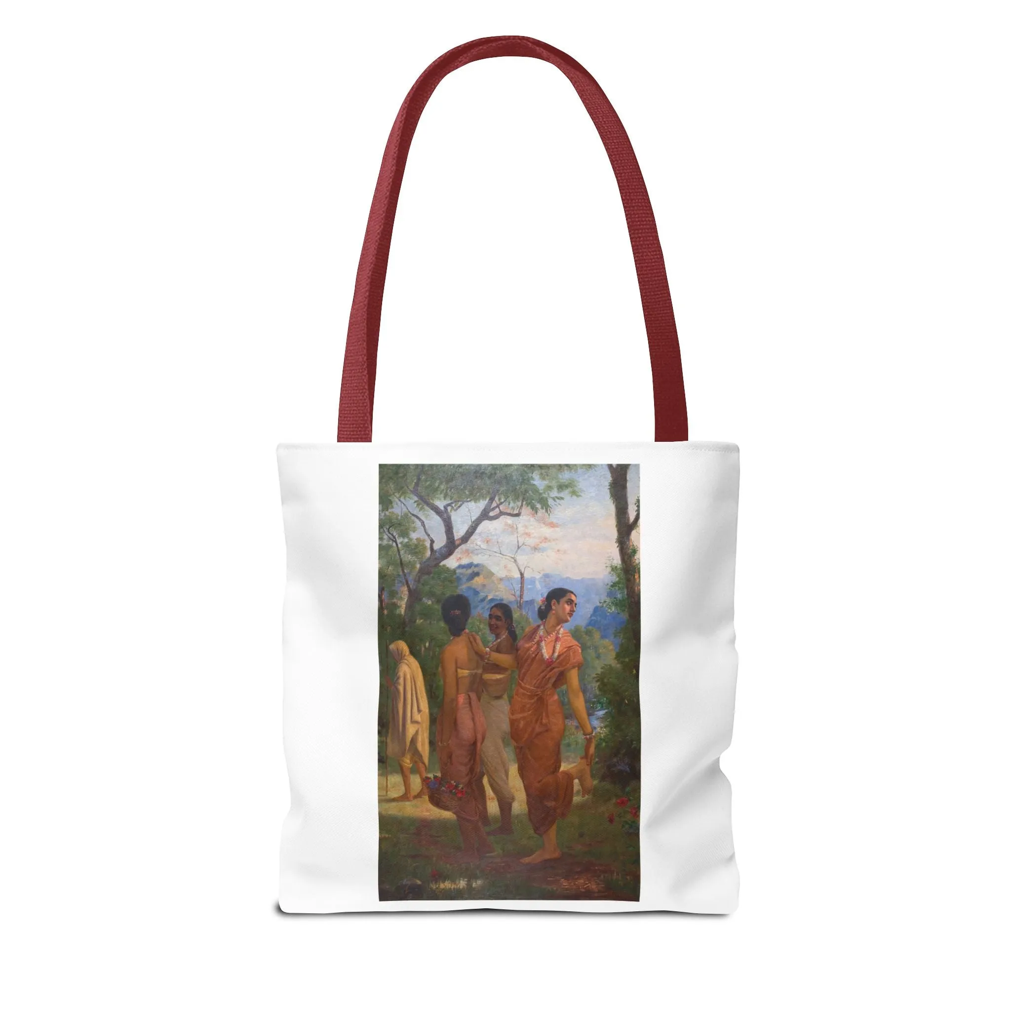 "Shakuntala" Art Tote - Bohemian Style Carryall for Everyday Use