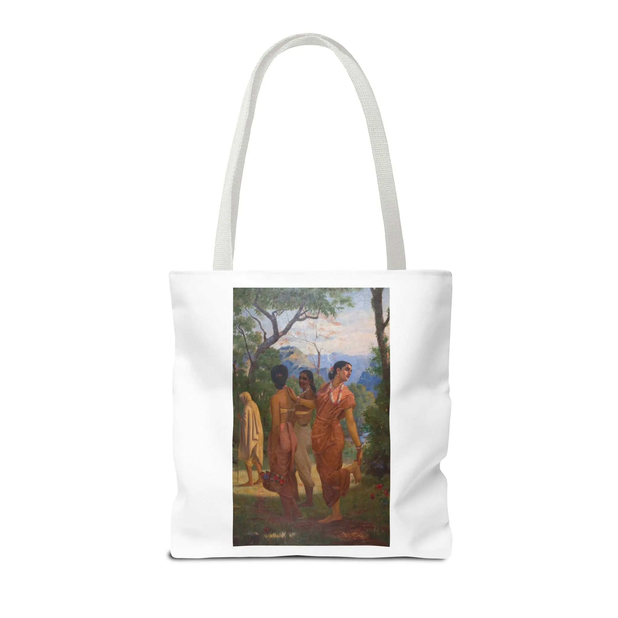 "Shakuntala" Art Tote - Bohemian Style Carryall for Everyday Use