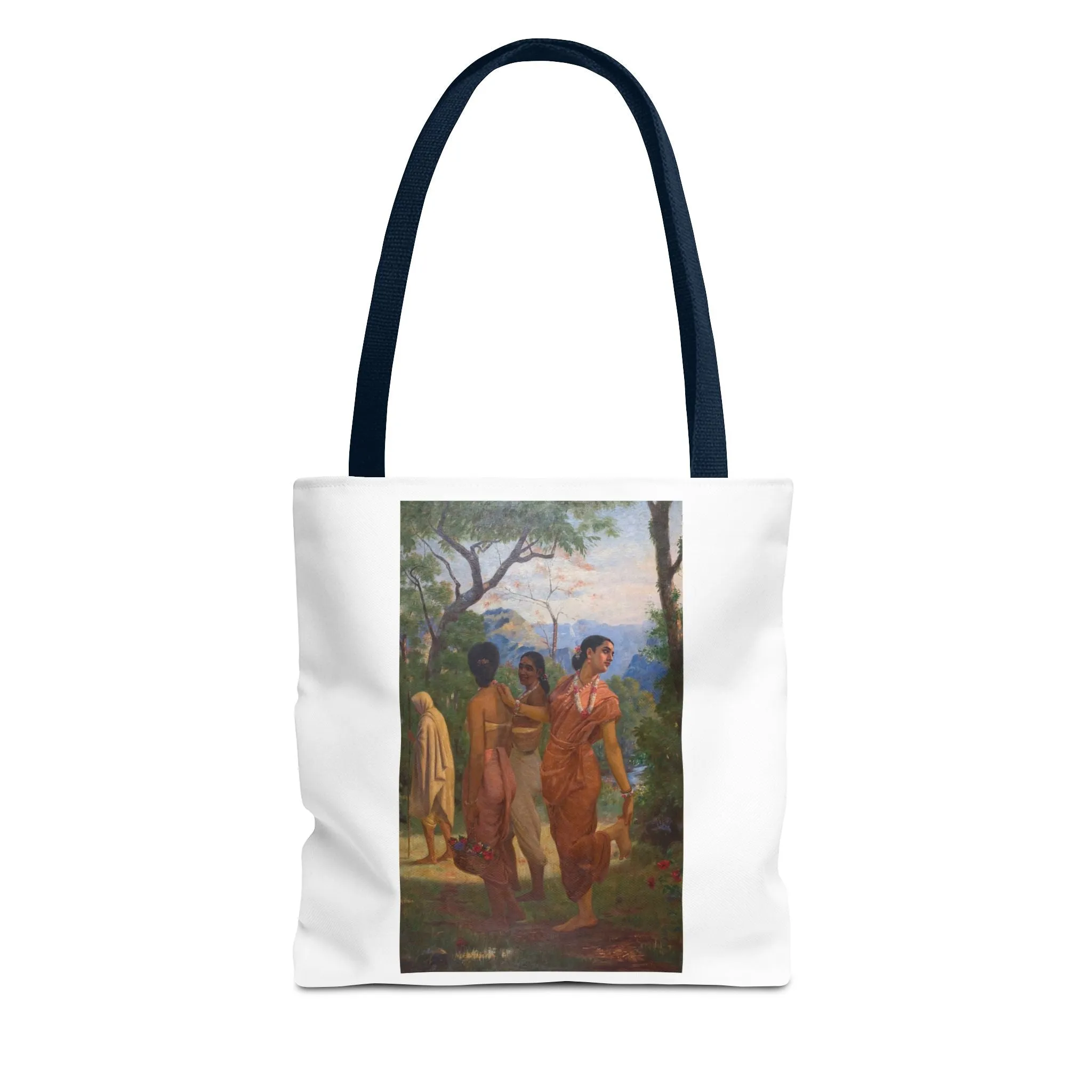 "Shakuntala" Art Tote - Bohemian Style Carryall for Everyday Use